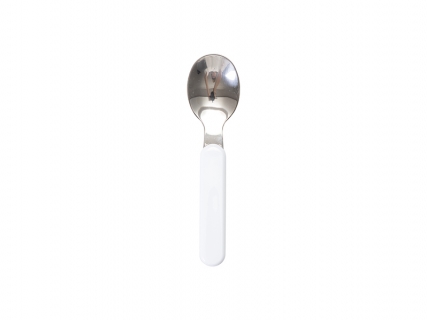 Sublimation blanks Stainless Steel Kid Spoon w/ Plastic Handle MOQ: 300pcs