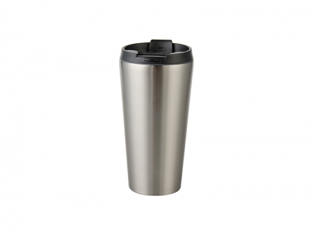 Termo 16oz Acero Inoxidable (Plateado)