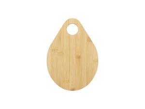 Engraving Bamboo Cutting Board (20*28*1cm,Drop Shaped w/ Small Hole)