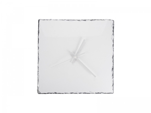 Sublimation Square Slate Clock (27*27cm)