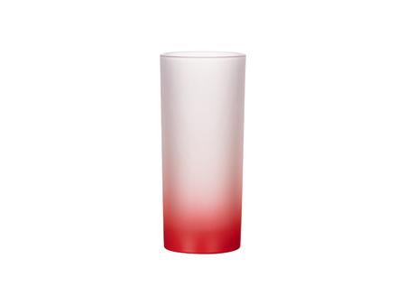 Vaso Cristal 10oz (Color Degradado Rojo)