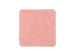 Sublimation PU Leather Square Mug Coaster (Pink, 10*10cm)