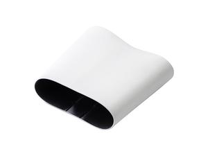 Engraving Blanks Laserable Silicone Sleeve for Tumbler(White/Black)