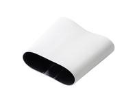 Engraving Blanks Laserable Silicone Sleeve for Tumbler(White/Black)