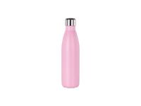 17oz/500ml Powder Coated Stainless Steel Cola Bottle (Pink)