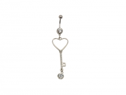 Sublimation Belly Button Ring(Heart)