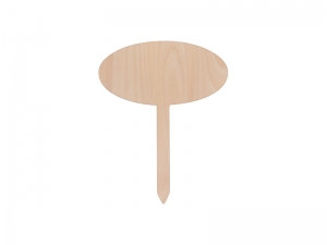 Sublimation Plywood Garden Stake (Oval, 20*25cm)