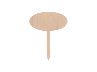 Sublimation Plywood Garden Stake (Oval, 20*25cm)