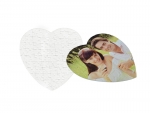 75 Pieces Sublimation Heart Shape Felt Puzzle