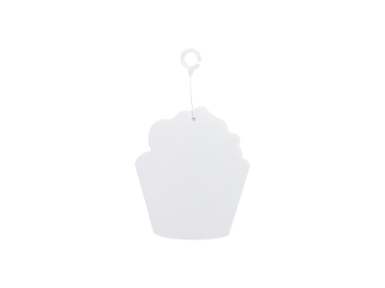 Sublimation PET Ornament (Cup Cake Shape, 7.6*8.9cm)