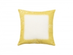 Sublimation Blanks Yellow Bleached Starry Linen Pillow Cover