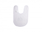 Sublimation Fleece Baby Bib (White, 23*33cm)