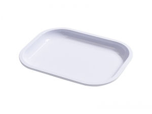 Sublimation Blanks Metal Tray Plate(White)