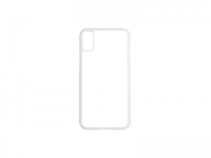 Sublimation iPhone X Cover (Plastic, White)