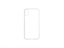 Sublimation iPhone X Cover (Plastic, White)