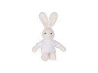 Sublimation 22cm Plush Rabbit w/ Shirt (White)