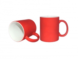 Taza Color Total 11oz (Mate, Rojo Naranja)