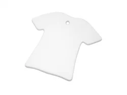Ornamento de Cerâmica em Forma de Camiseta