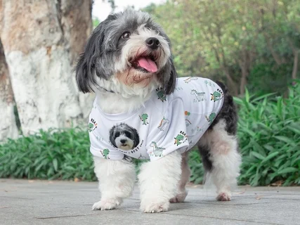 Custom Sublimation Print Pet Supply Small Pet Clothing Apprarel