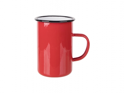 Taza Esmaltada 15oz/450ml (Rojo) Cantidad Mínima:2000uds