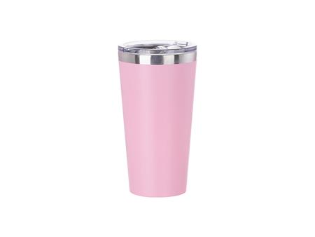 Vaso Acero Inoxidable 16oz/480ml Recubierto en Polvo (Rosa)