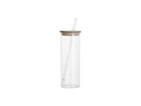 Rainbow Unbreakable Split Glass UV Color Sublimation Tumbler With Bamboo Lid  And Reusable Straw 12oz/16oz Clear Drinking Unbreakable Split Glasses From  Hc_network, $3.2