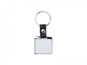 Sublimation PU Strap Key Chain (Square, 3.5*6cm)