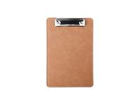 Sublimation PU Leather Clipboard with Metal Clip (Brown, A5 size)