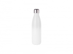 Garrafa Cola Inox 17oz/500ml com Tampa com Termómetro (Branco)