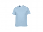 Sublimation Cotton T-Shirt-Light blue