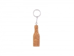 Engraving Blanks Cork Keychain w/ Magnet(Wine Bottle Shape)