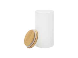 Sublimation Blanks 25oz/750ml Frosted Skinny Glass Storage Jar