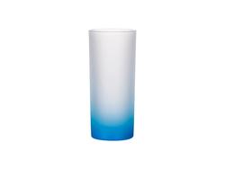 Vaso Cristal 10oz (Color Degradado Celeste)