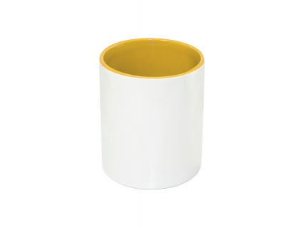 Sublimation 11oz Pencil Holder (Yellow)