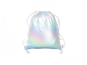 Sublimation Gradient Drawstring Backpack (Light Blue,33*40cm)