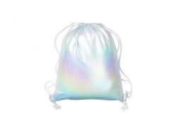 Sublimation Gradient Drawstring Backpack (Light Blue,33*40cm)