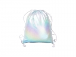 Sublimation Gradient Drawstring Backpack (Light Blue,33*40cm)