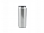 Sublimation 12oz/350ml Stainless Steel Coke Can with Straw(Silver)