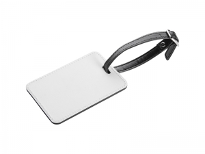 Sublimation 2-Sided PU Leather Luggage Tag