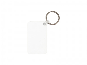 Sublimation Blanks Hard Board Key Ring (Rectangle,3.8*6.3cm)