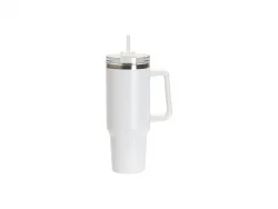 Sublimation Powder Coated 12oz White Blank Vacuum Car Stainless Steel  Travel Mugs Stainless Steel Insulated Travel Tumbler With Lid RRB10305 From  B2b_beautiful, $6.45