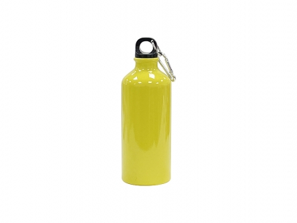 Sublimation Blanks 20oz/600ml Aluminium Water Bottle(Yellow)