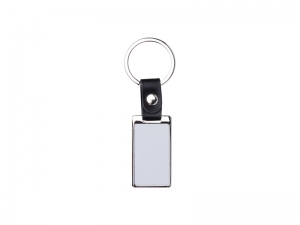 Sublimation PU Strap Key Chain (Rectangle, 2.5*7cm)