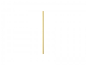 20cm Straight Yellow Glass Straw