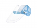 Sublimation Kids Mesh Cap w/ Removable Face Shield (Light Blue)