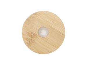 Bamboo Lid with Straw Hole and Silicone Ring Gasket for BN27