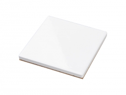 Sublimation Square Ceramic Coaster w/ Cork