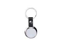 Sublimation PU Strap Key Chain (Round, φ3.5cm)