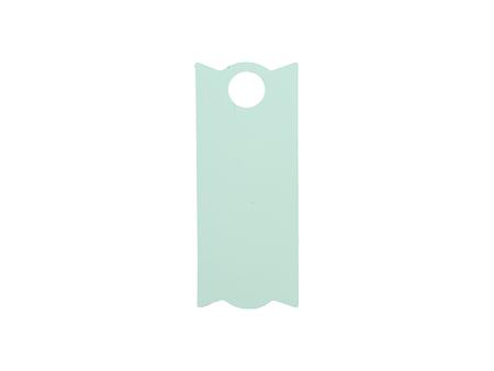 Engraving Blanks Rectangle Silicone Name Tag for 40oz Stanley Tumbler (3.3*8*0.3cm,Mint Green)